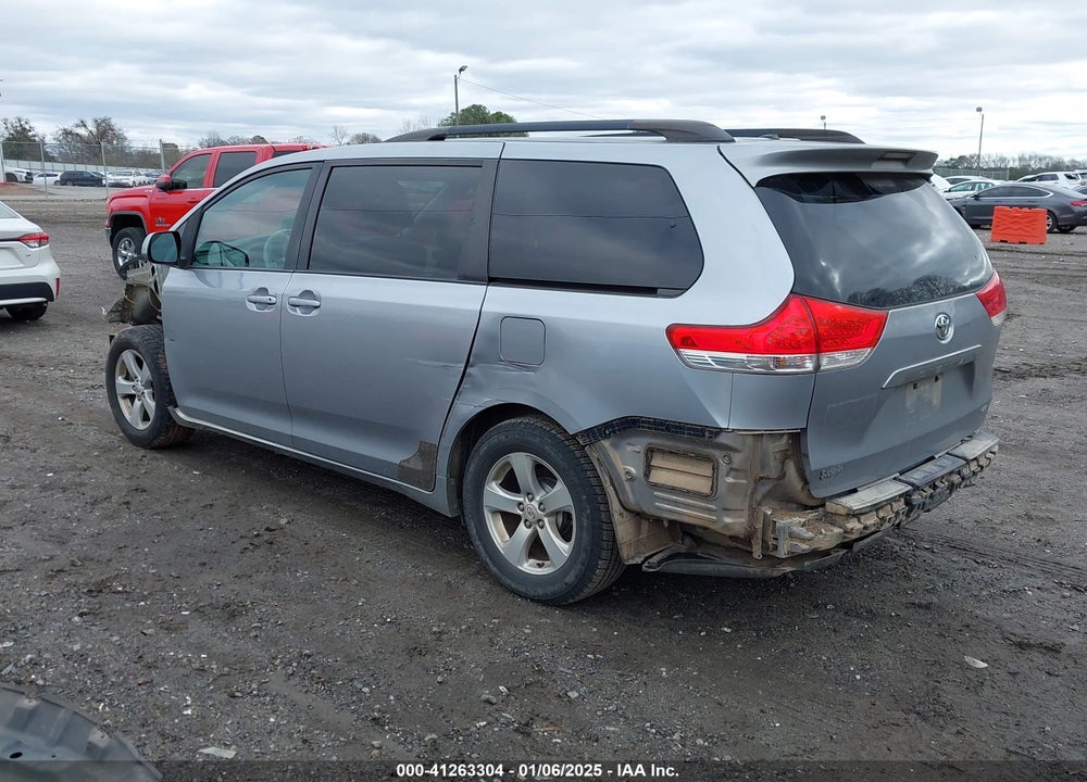2012 TOYOTA SIENNA LE V6 8 PASSENGER VIN: 5TDKK3DC5CS202245