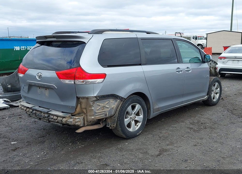 2012 TOYOTA SIENNA LE V6 8 PASSENGER VIN: 5TDKK3DC5CS202245