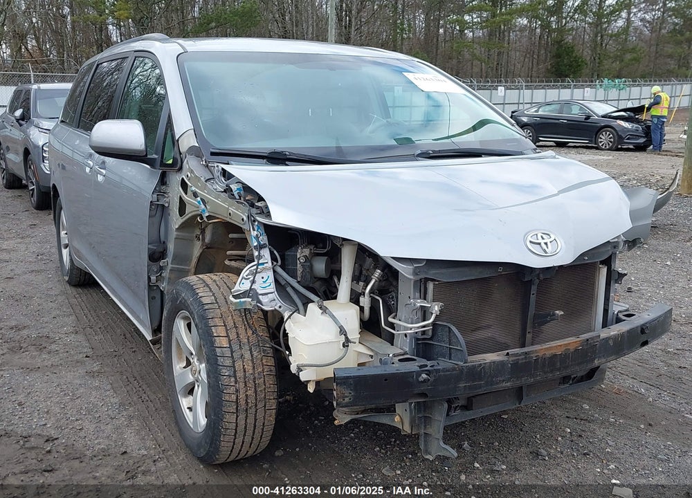 2012 TOYOTA SIENNA LE V6 8 PASSENGER VIN: 5TDKK3DC5CS202245
