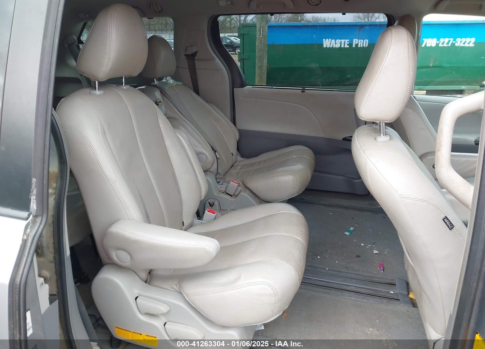 2012 TOYOTA SIENNA LE V6 8 PASSENGER VIN: 5TDKK3DC5CS202245
