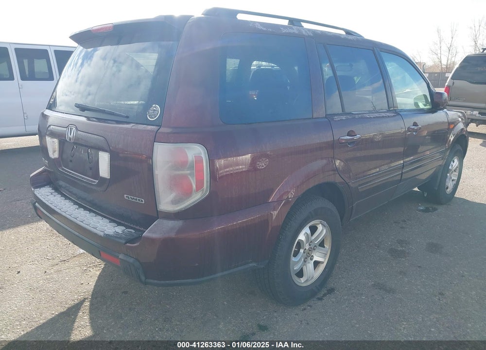 2008 HONDA PILOT VP VIN: 5FNYF18238B000102