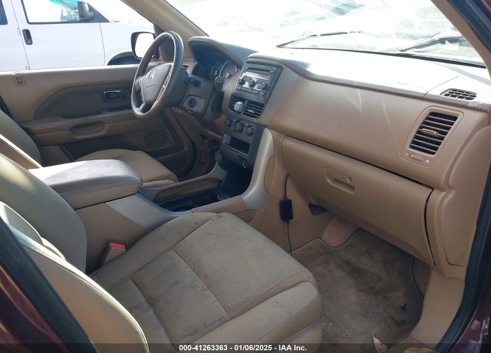2008 HONDA PILOT VP VIN: 5FNYF18238B000102