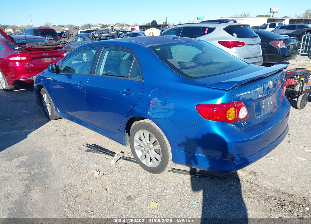 2009 TOYOTA COROLLA S VIN: 2T1BU40E39C035604