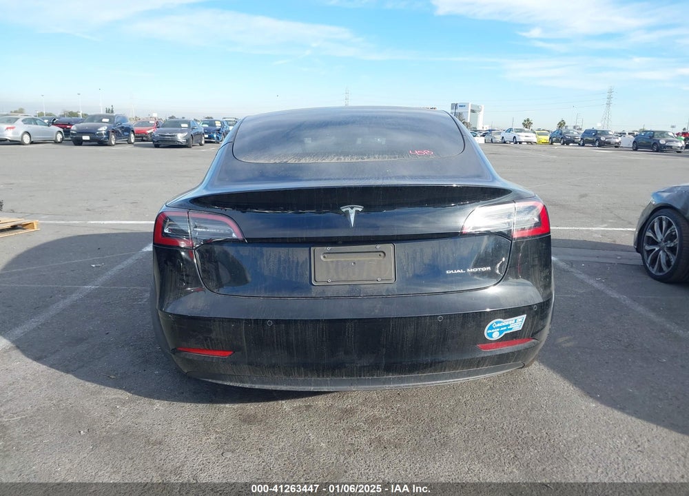 2021 TESLA MODEL 3 LONG RANGE DUAL MOTOR ALL-WHEEL DRIVE VIN: 5YJ3E1EB5MF004325