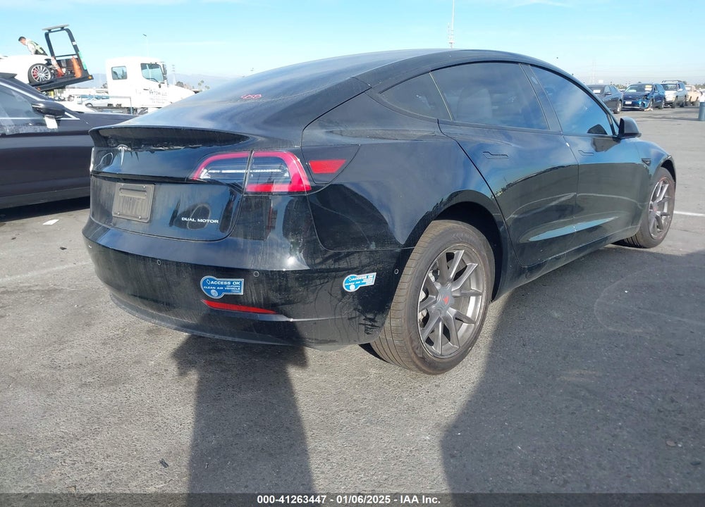 2021 TESLA MODEL 3 LONG RANGE DUAL MOTOR ALL-WHEEL DRIVE VIN: 5YJ3E1EB5MF004325