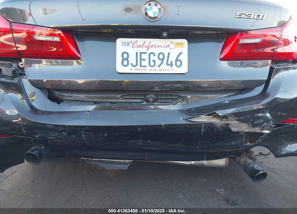 2018 BMW 530I VIN: WBAJA5C54JWA57581