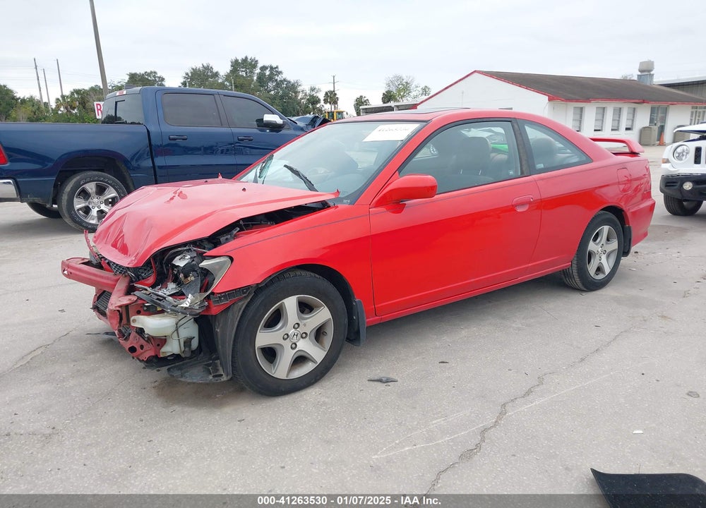 2004 HONDA CIVIC EX VIN: 1HGEM22934L054254