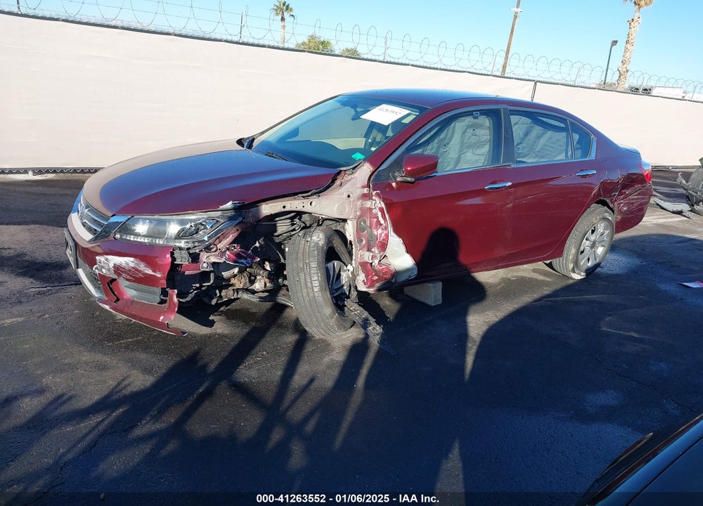 2013 HONDA ACCORD LX VIN: 1HGCR2F35DA116120