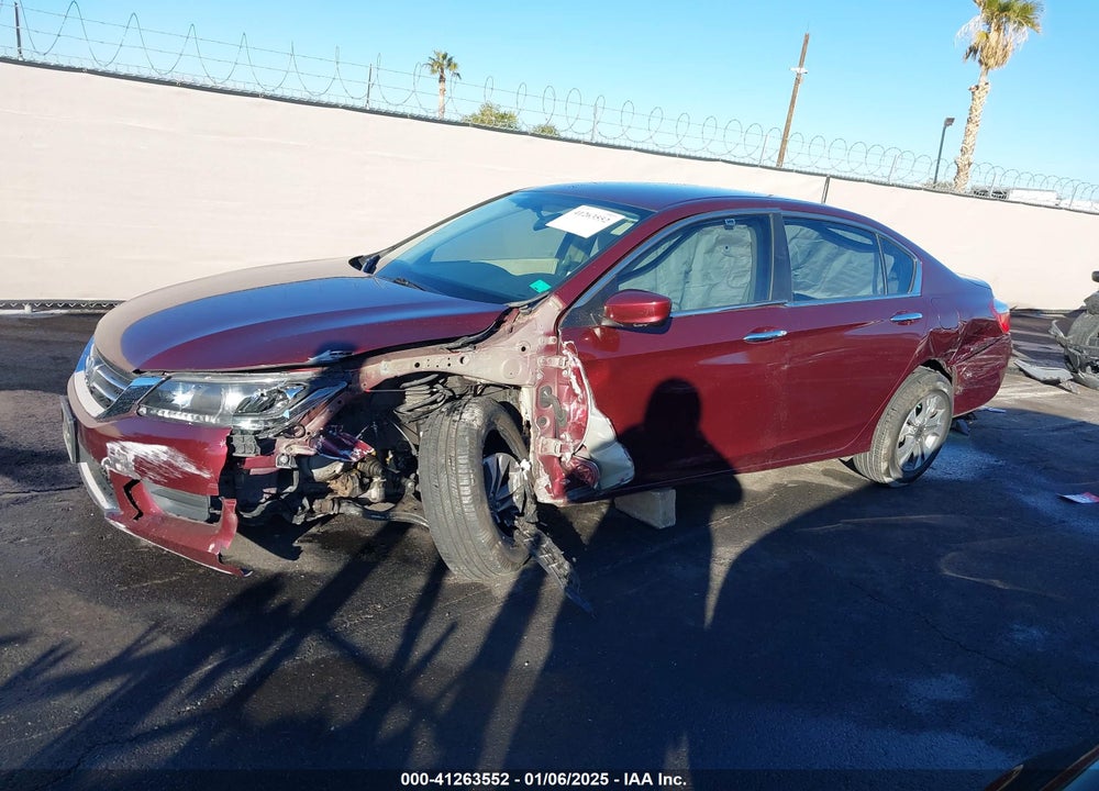 2013 HONDA ACCORD LX VIN: 1HGCR2F35DA116120