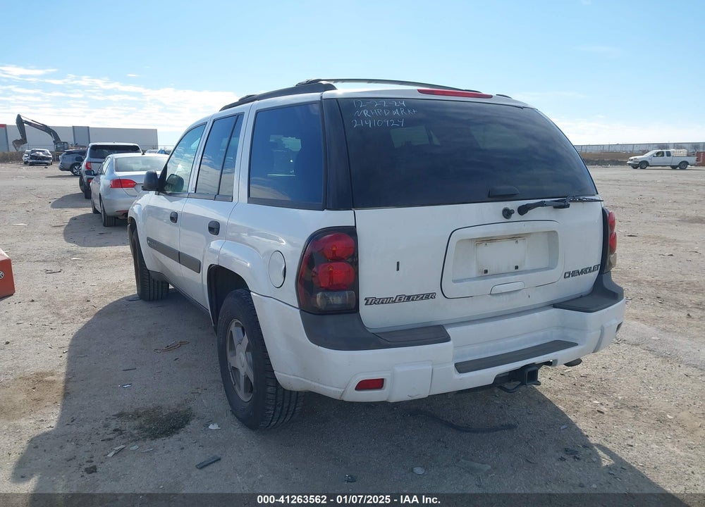 2004 CHEVROLET TRAILBLAZER LS VIN: 1GNDS13S742377778