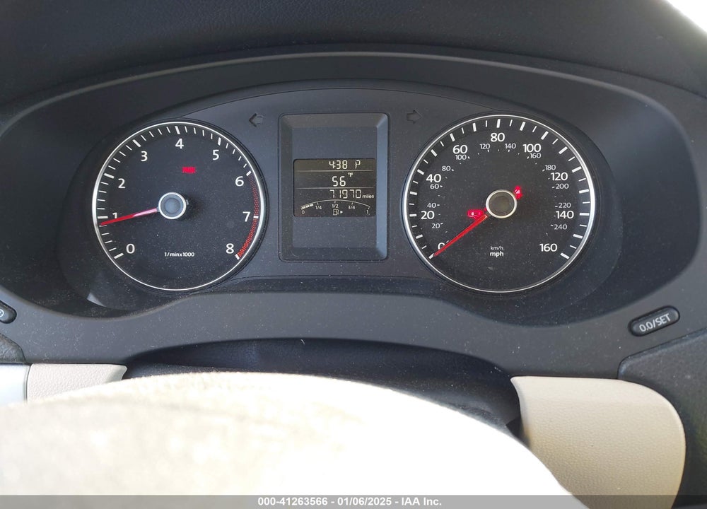 2013 VOLKSWAGEN JETTA 2.5L SE VIN: 3VWDP7AJ6DM367563