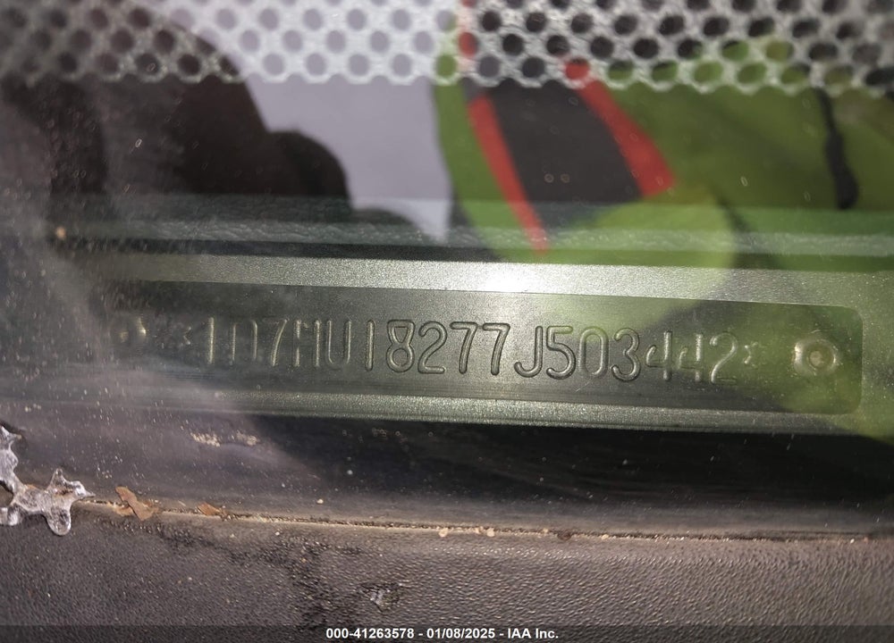 2007 DODGE RAM 1500 VIN: 1D7HU18277J503442