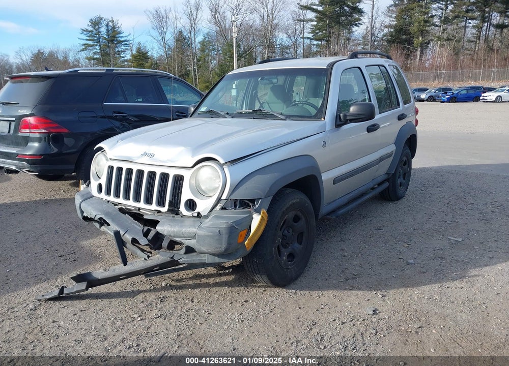 2007 JEEP LIBERTY SPORT VIN: 1J4GL48K17W708990