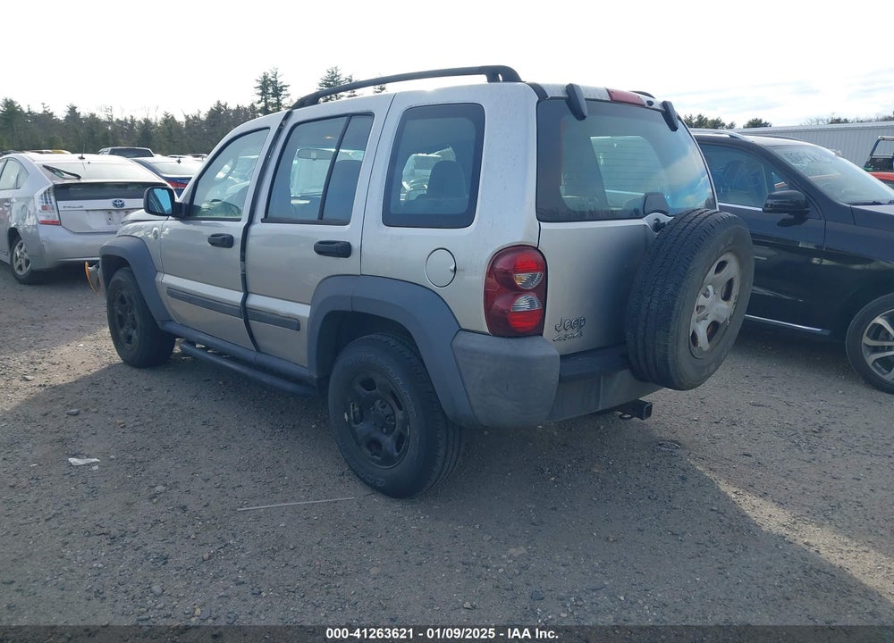 2007 JEEP LIBERTY SPORT VIN: 1J4GL48K17W708990