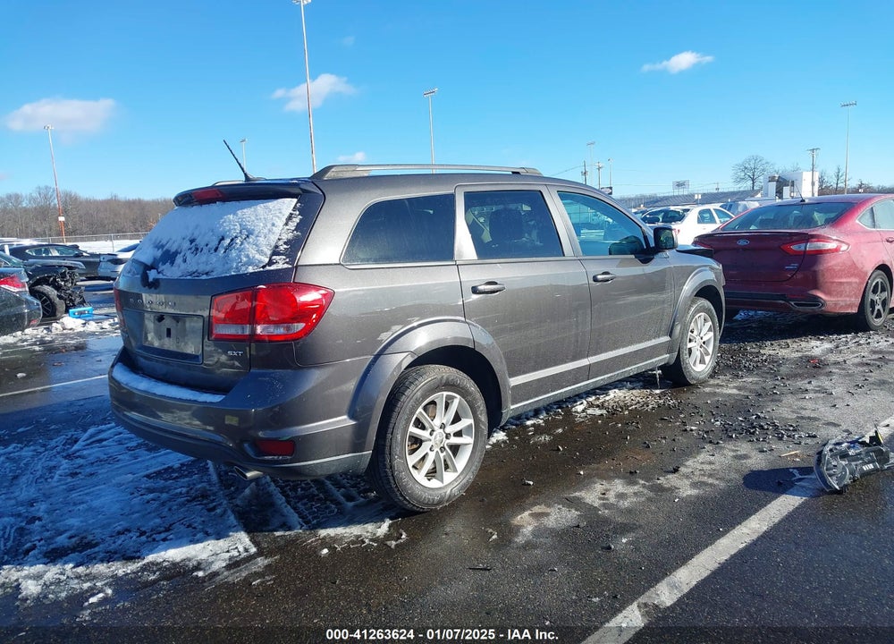 2016 DODGE JOURNEY SXT VIN: 3C4PDDBG3GT183864