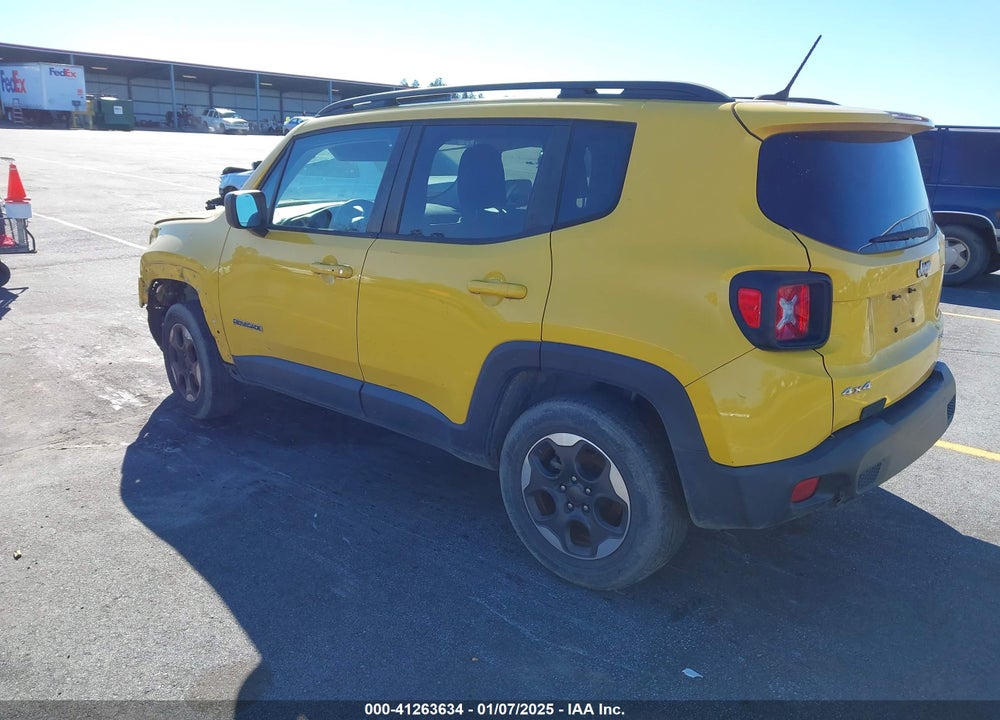 2016 JEEP RENEGADE SPORT VIN: ZACCJBAT7GPD68338