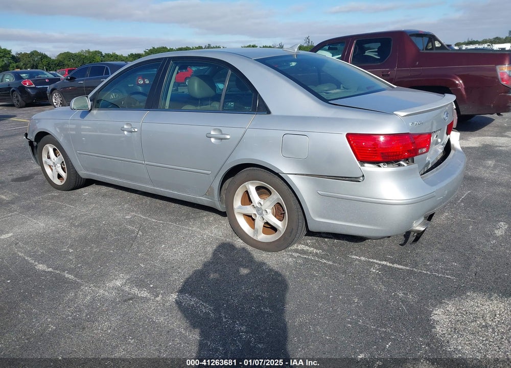 2009 HYUNDAI SONATA SE V6 VIN: 5NPEU46F09H491196