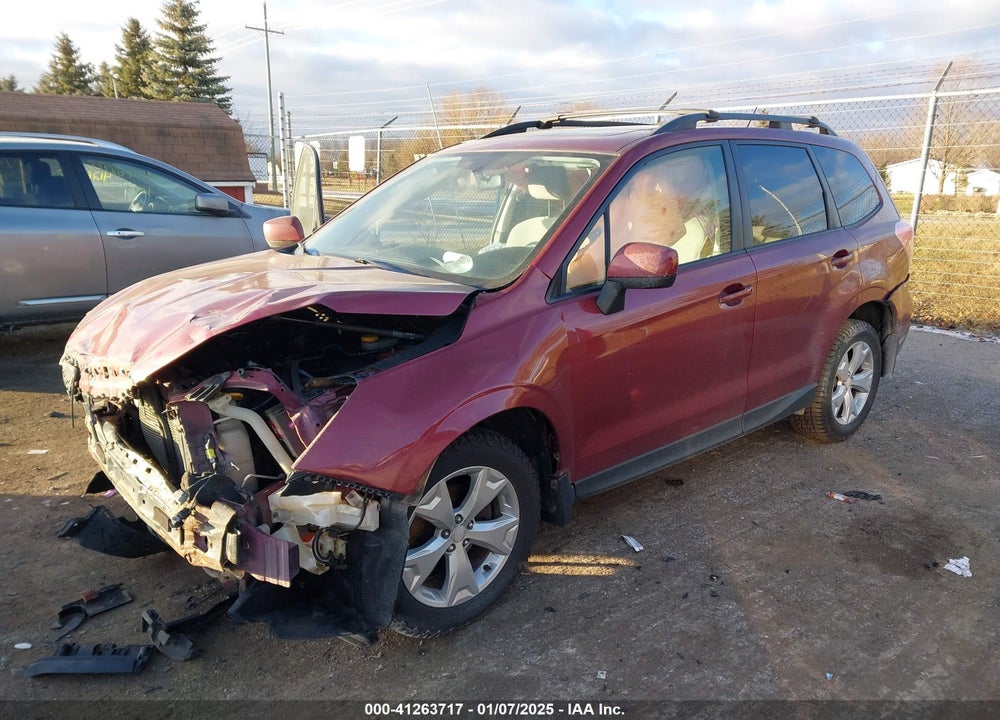 2015 SUBARU FORESTER 2.5I PREMIUM VIN: JF2SJADC1FH405098