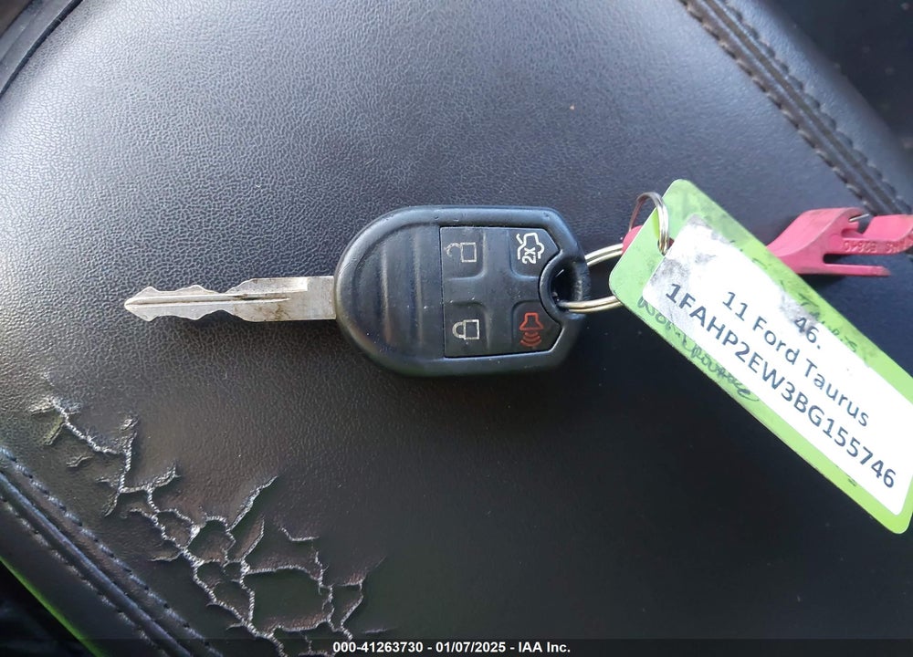2011 FORD TAURUS VIN: 1FAHP2EW3BG155746