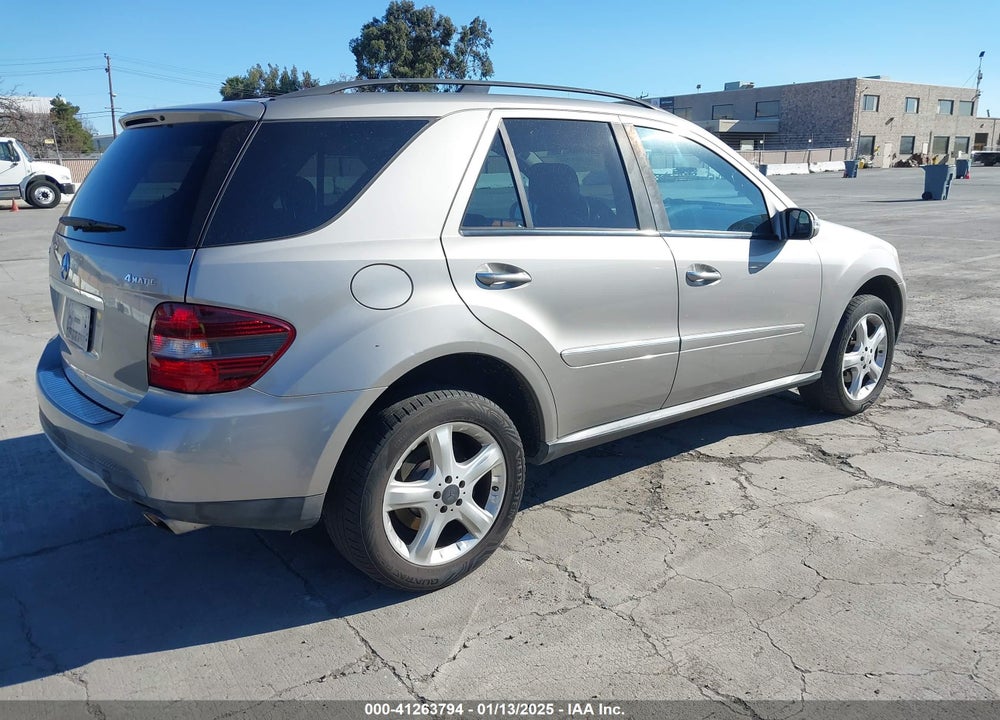 2008 MERCEDES-BENZ ML 350 4MATIC VIN: 4JGBB86EX8A347602