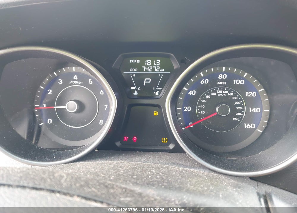 2013 HYUNDAI ELANTRA GLS VIN: 5NPDH4AE6DH395113