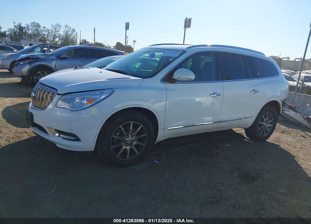 2014 BUICK ENCLAVE LEATHER VIN: 5GAKRBKD7EJ121735