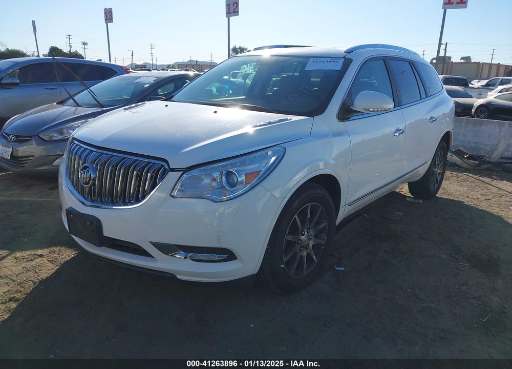 2014 BUICK ENCLAVE LEATHER VIN: 5GAKRBKD7EJ121735