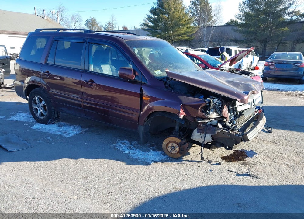 2008 HONDA PILOT VIN: 5FNYF18648B050347