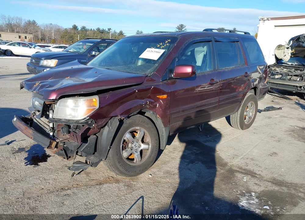 2008 HONDA PILOT VIN: 5FNYF18648B050347