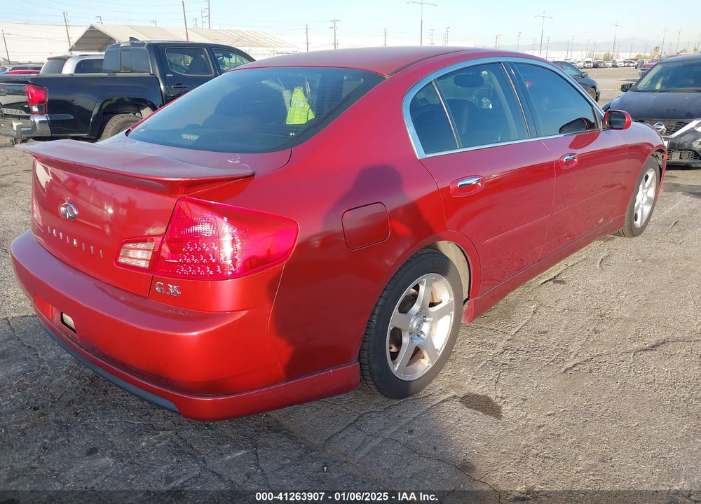 2004 INFINITI G35 VIN: JNKCV51E74M106481