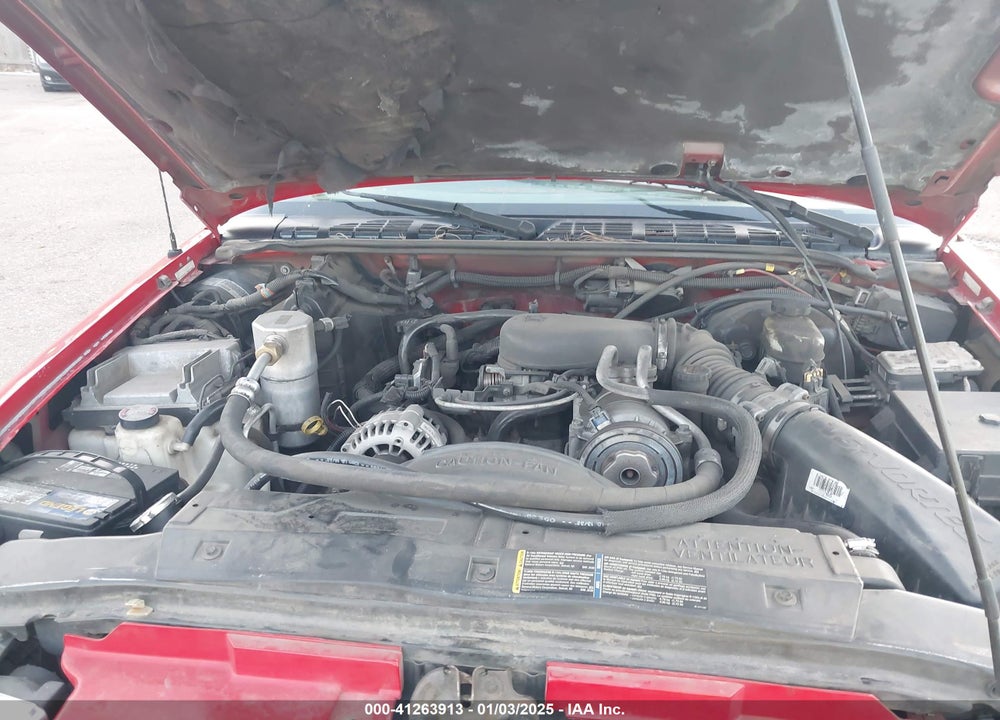 2003 CHEVROLET S-10 LS VIN: 1GCDT13X83K169652