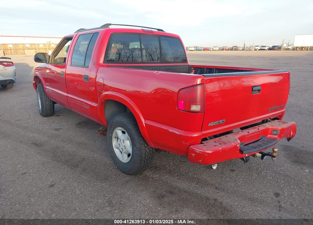 2003 CHEVROLET S-10 LS VIN: 1GCDT13X83K169652