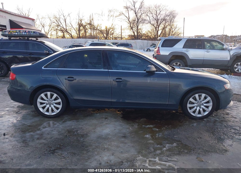 2011 AUDI A4 2.0T PREMIUM VIN: WAUFFAFL7BN029823