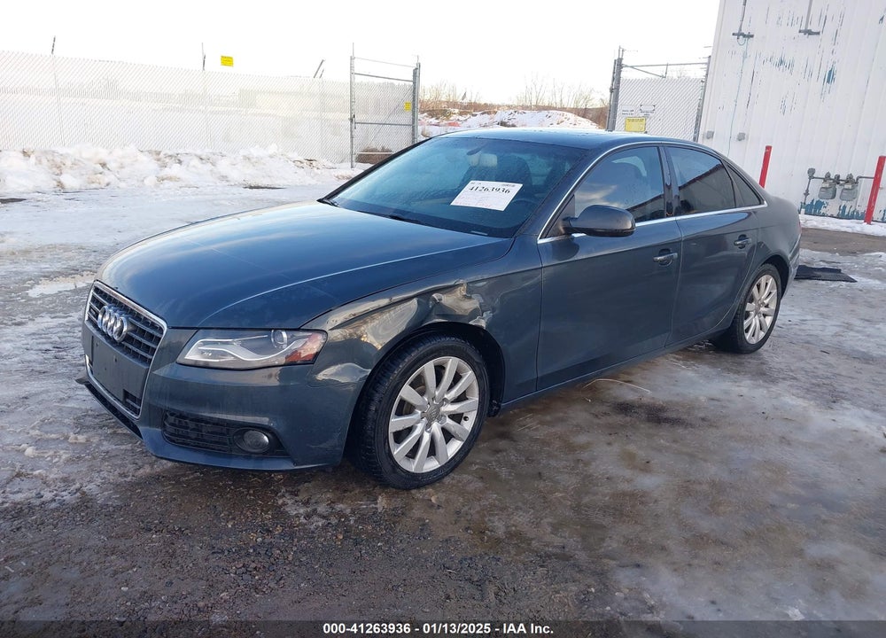 2011 AUDI A4 2.0T PREMIUM VIN: WAUFFAFL7BN029823