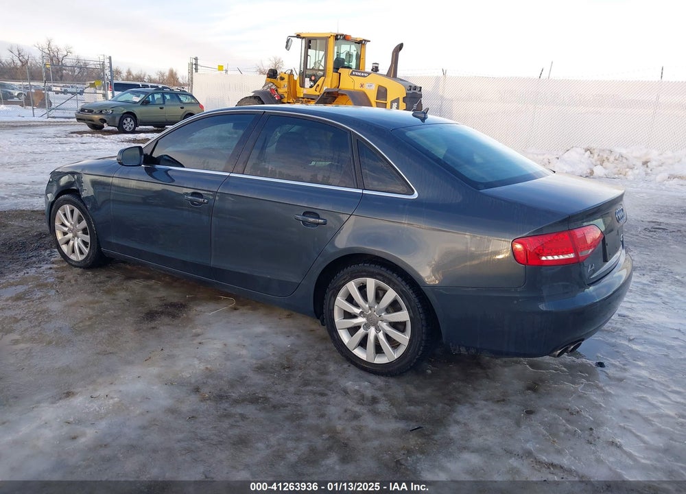 2011 AUDI A4 2.0T PREMIUM VIN: WAUFFAFL7BN029823