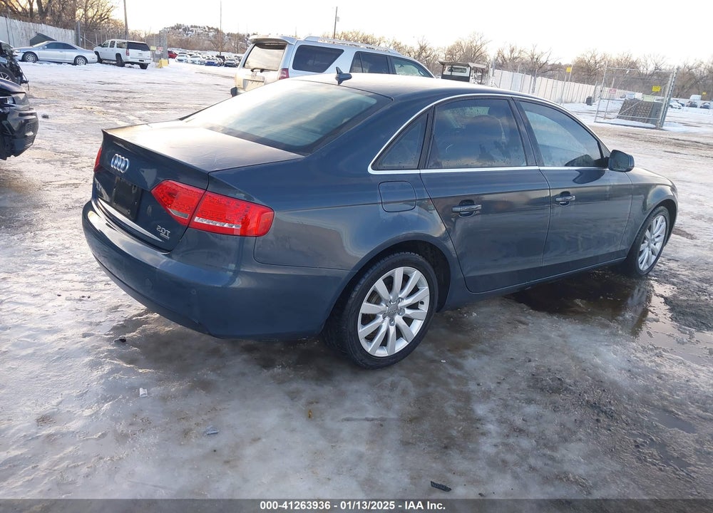 2011 AUDI A4 2.0T PREMIUM VIN: WAUFFAFL7BN029823