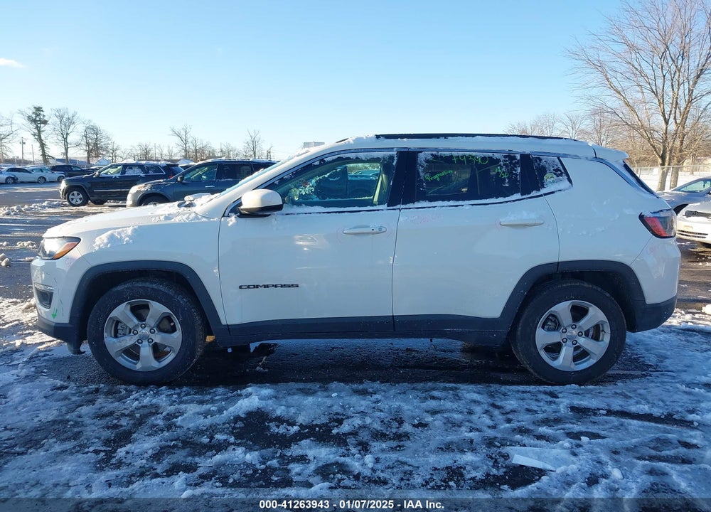 2021 JEEP COMPASS LATITUDE FWD VIN: 3C4NJCBB4MT592370