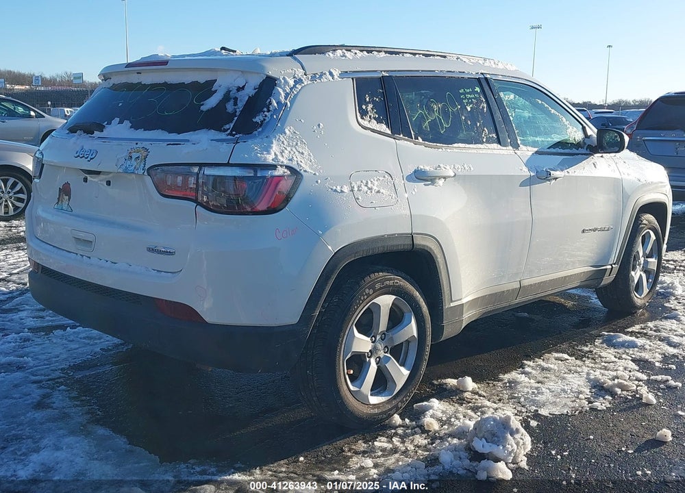 2021 JEEP COMPASS LATITUDE FWD VIN: 3C4NJCBB4MT592370