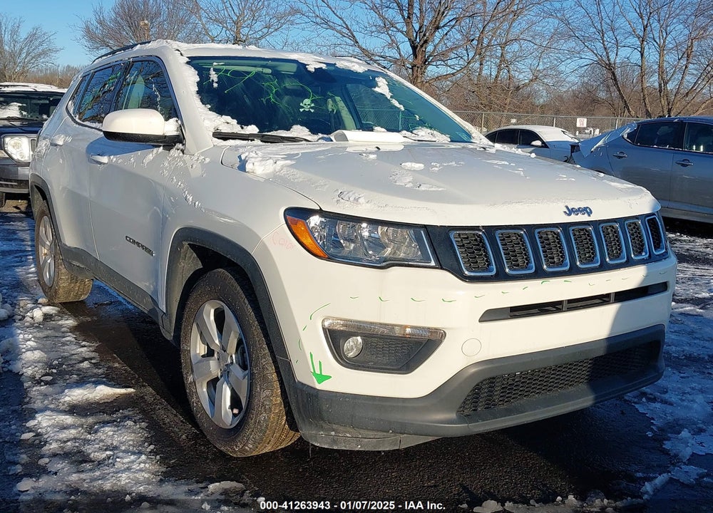 2021 JEEP COMPASS LATITUDE FWD VIN: 3C4NJCBB4MT592370