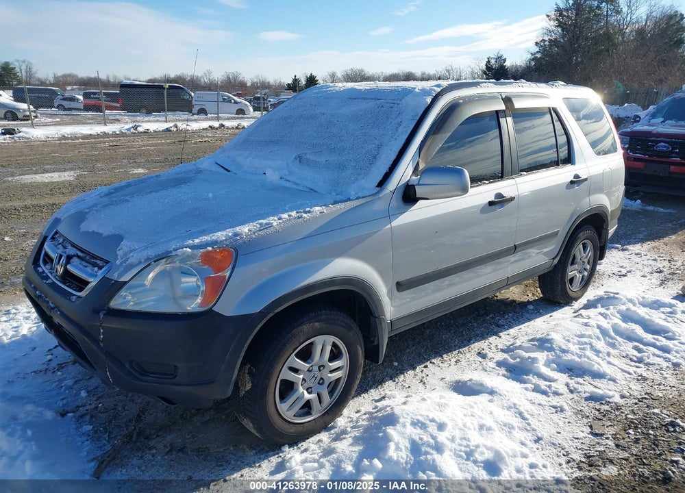 2002 HONDA CR-V EX VIN: SHSRD78802U000950