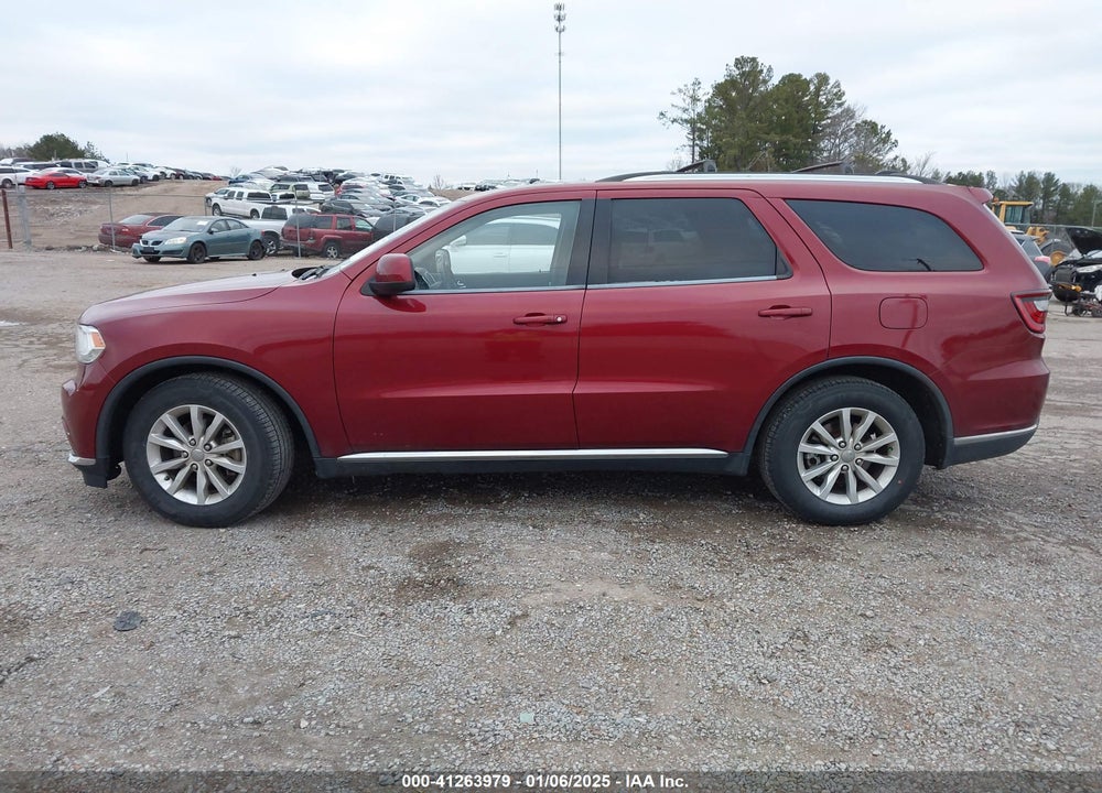 2014 DODGE DURANGO SXT VIN: 1C4RDHAG9EC576097