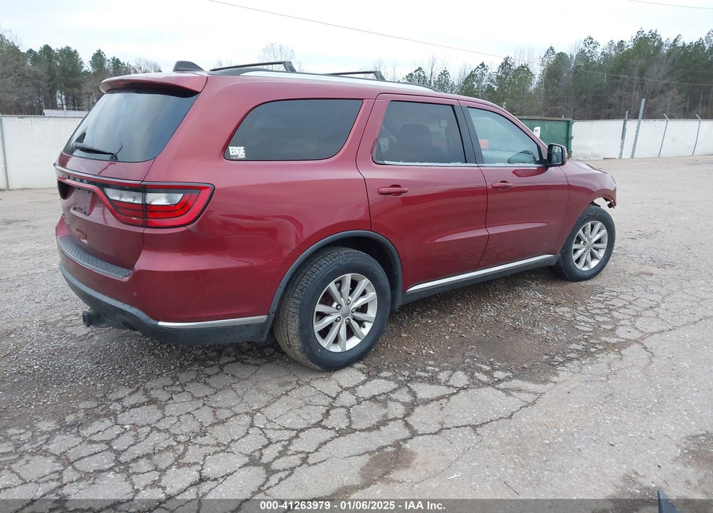 2014 DODGE DURANGO SXT VIN: 1C4RDHAG9EC576097