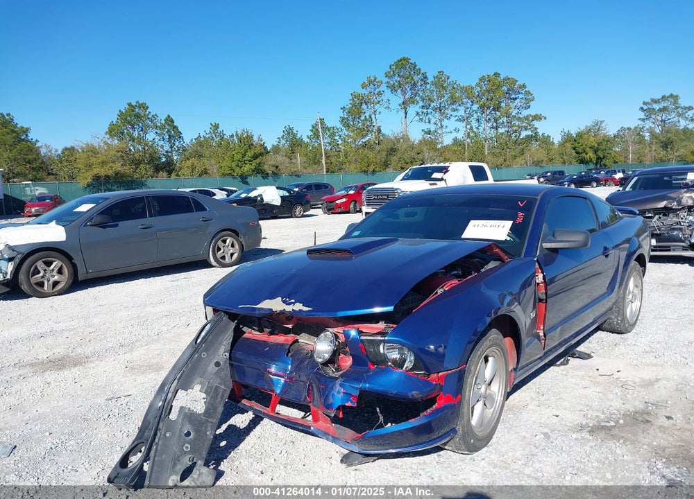 2007 FORD MUSTANG VIN: 1ZVFT82H275219233