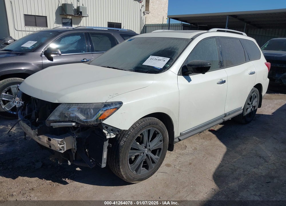 2017 NISSAN PATHFINDER PLATINUM VIN: 5N1DR2MM5HC658709