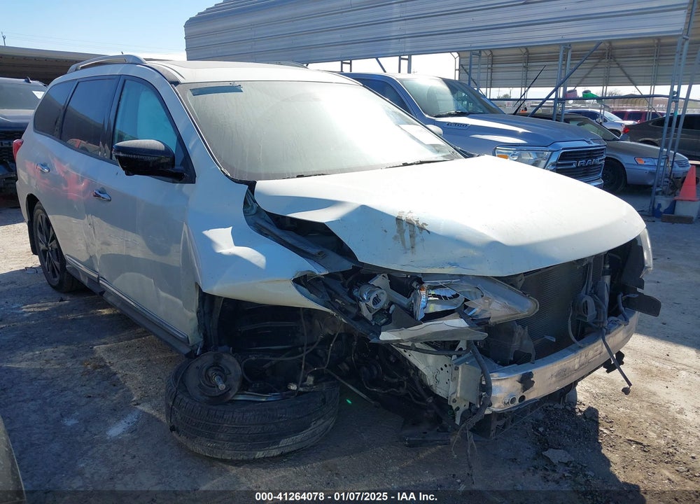 2017 NISSAN PATHFINDER PLATINUM VIN: 5N1DR2MM5HC658709