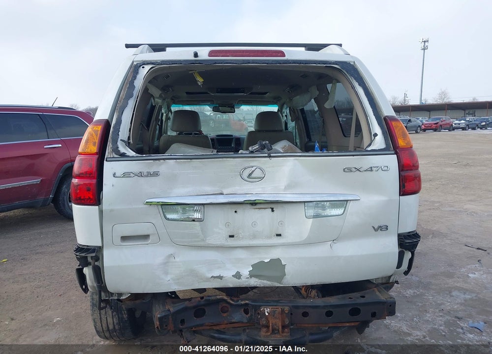 2008 LEXUS GX 470 VIN: JTJBT20X080154452