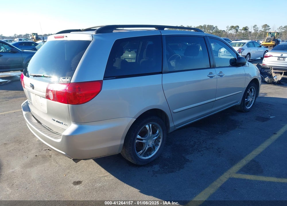 2008 TOYOTA SIENNA LE VIN: 5TDZK23CX8S173424