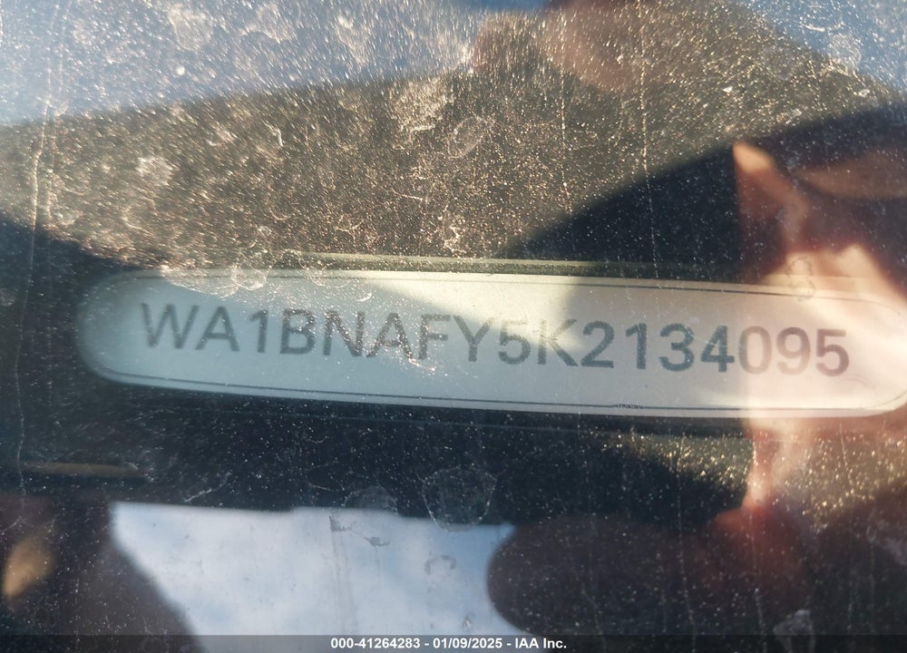 2019 AUDI Q5 45 PREMIUM VIN: WA1BNAFY5K2134095