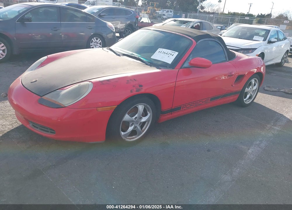 2002 PORSCHE BOXSTER VIN: WP0CA29852U622474