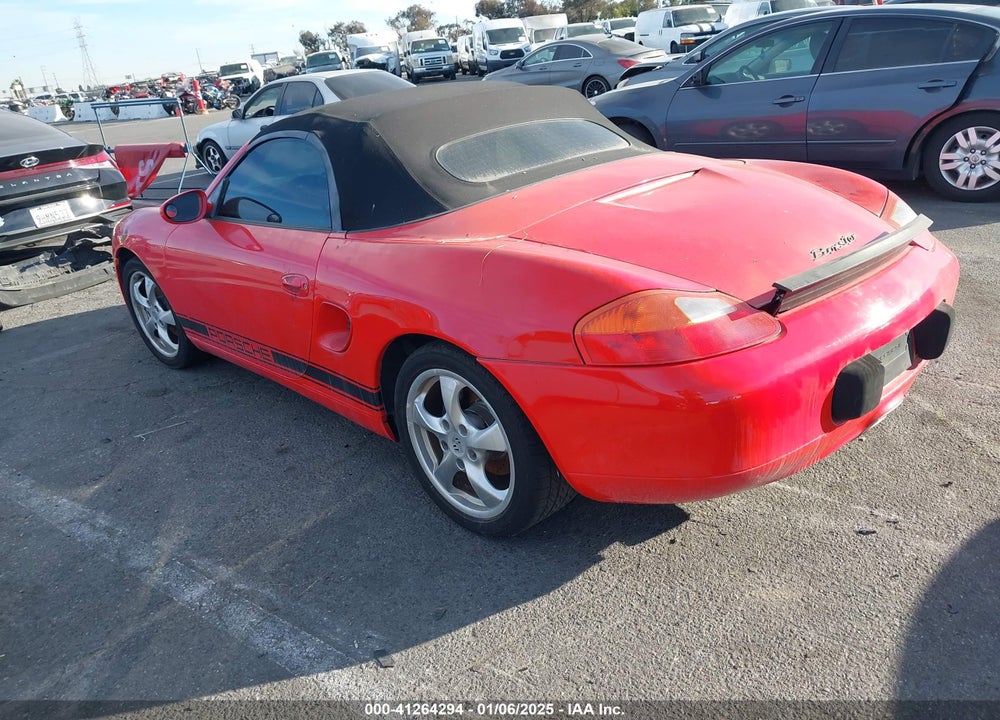 2002 PORSCHE BOXSTER VIN: WP0CA29852U622474
